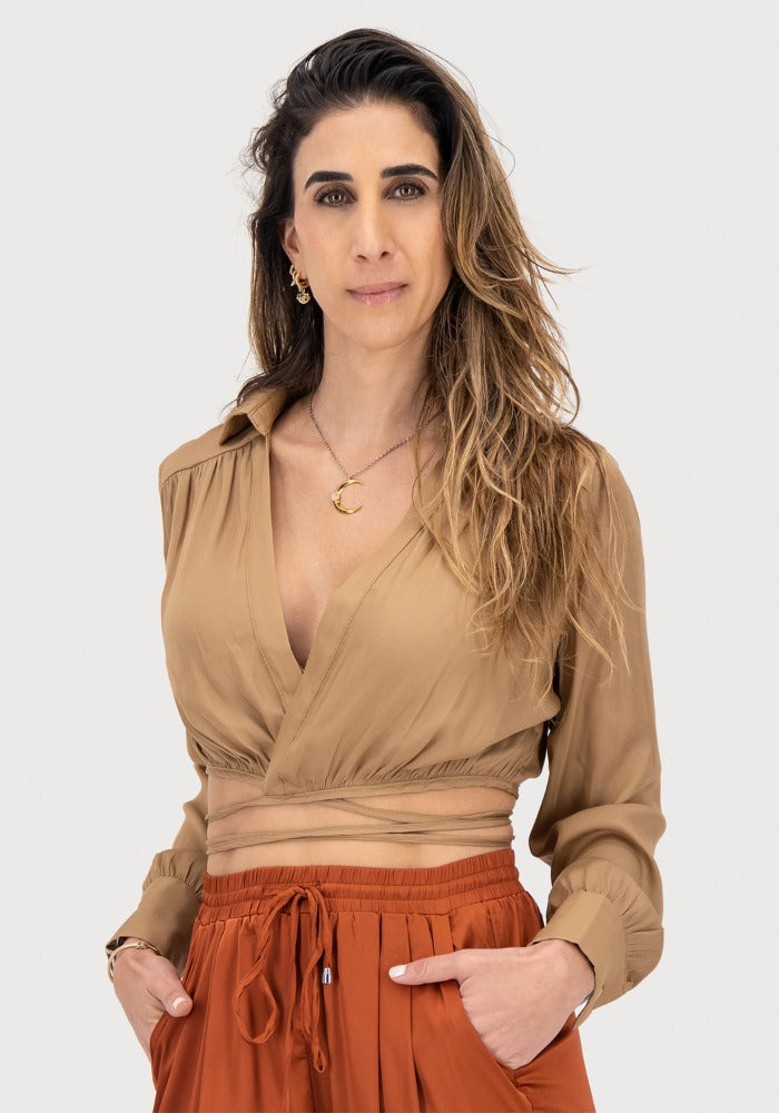 BLUSA CROP CRUZADA